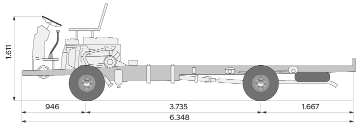 HD78 B/C Dimensiones - Hyundai camiones y buses Ecuador