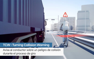 Advertencia de colision al girar - Hyundai camiones y buses Ecuador