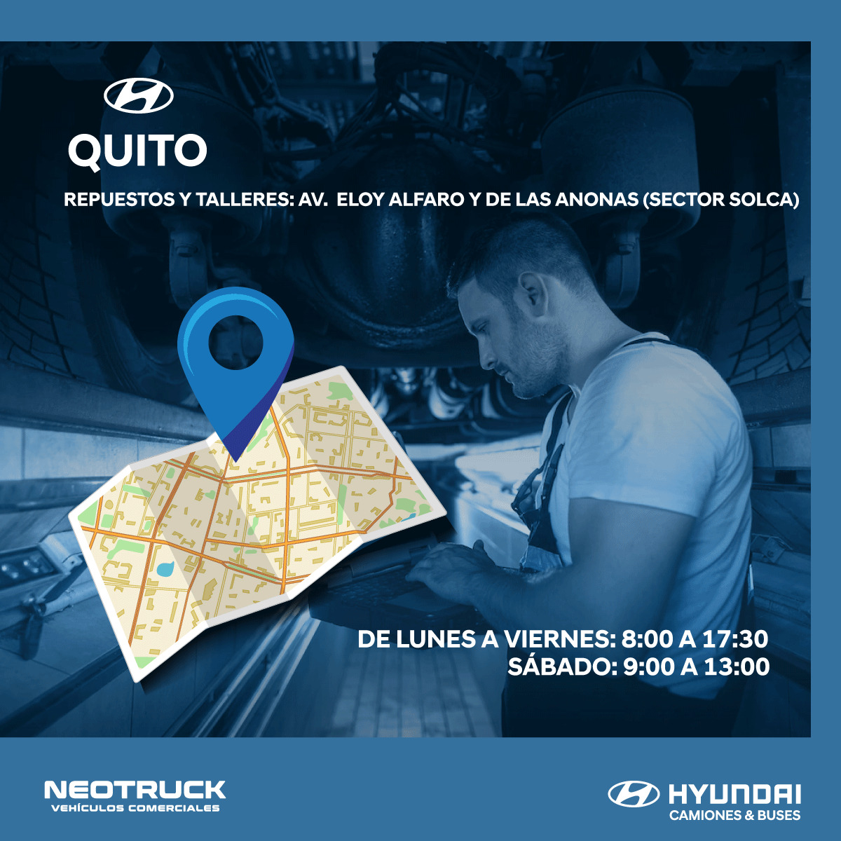 Talleres Neotruck Quito - Hyundai Camiones y Buses Ecuador
