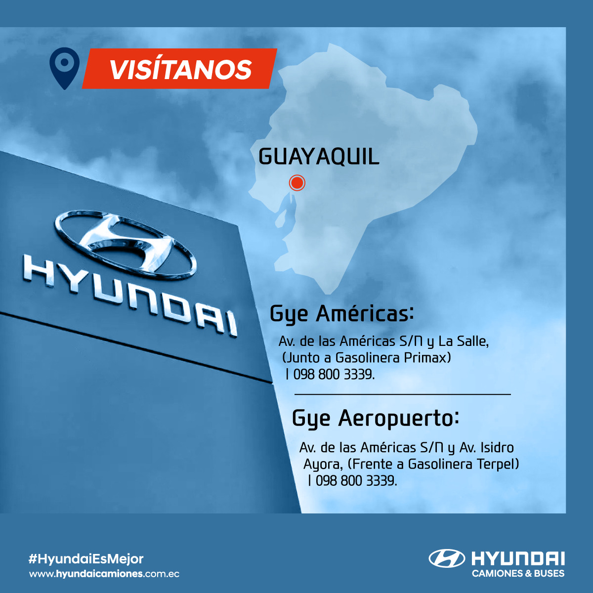 Visitanos Hyundai Camiones y Buses Ecuador - Guayaquil