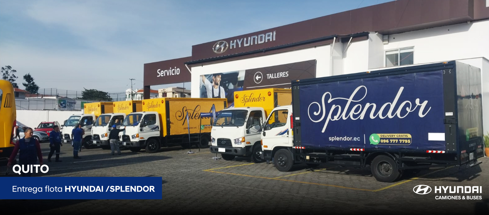 Hyundai Camiones y Buses - ENTREGA-FLOTA ESPLENDOR-QUITO
